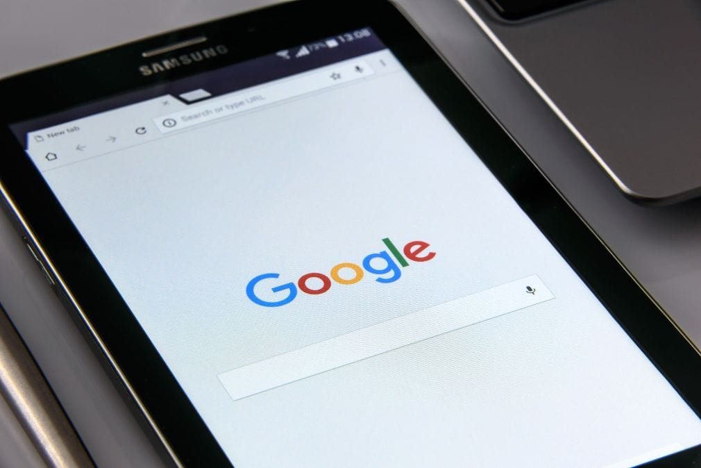 google on mobile device