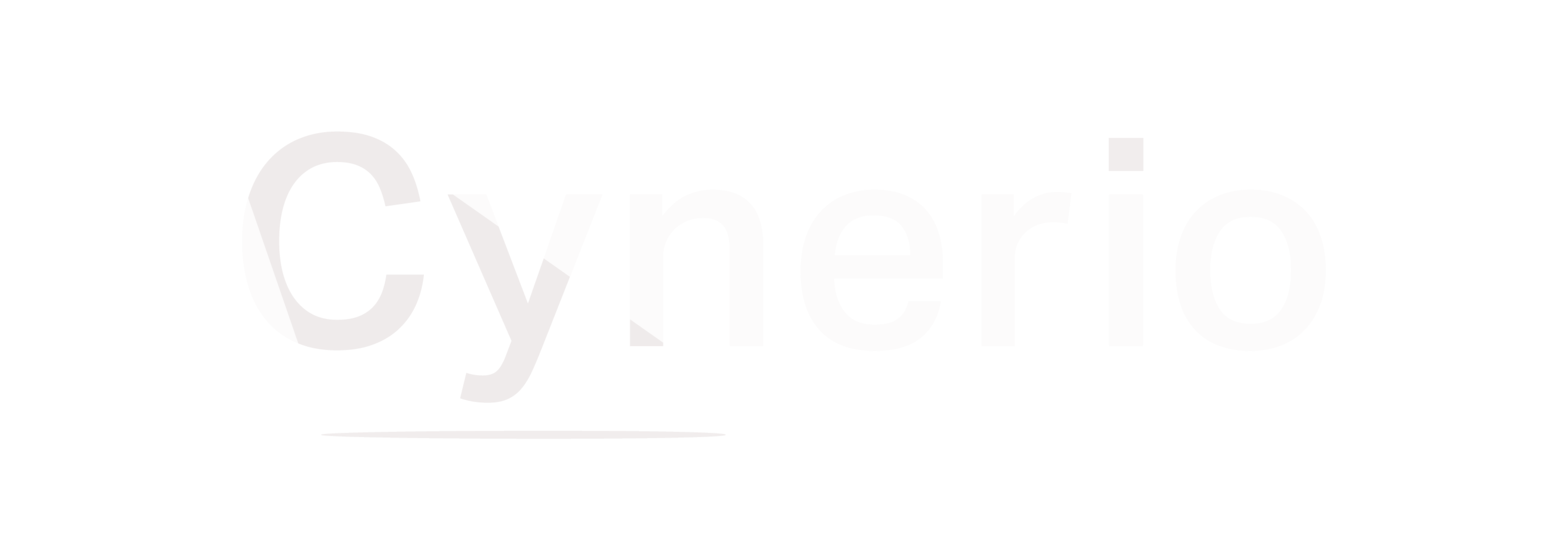 Cynerio logo with light gray text on a white background.