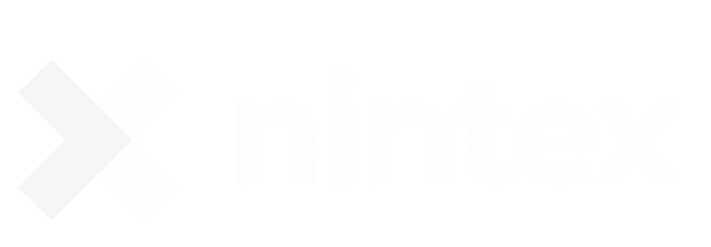 Nintex logo with stylized X on the left and the word “nintex” in lowercase letters.